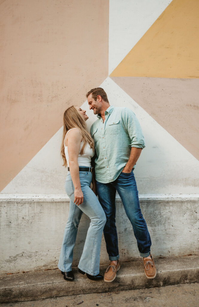 Downtown Greensboro, NC engagement session